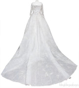 Crystal Embellished Wedding Dress