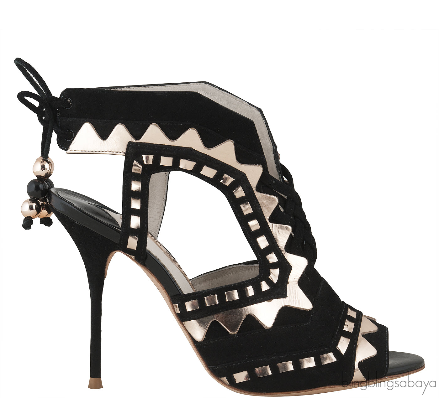 Cut-out Suede Leather Sandals