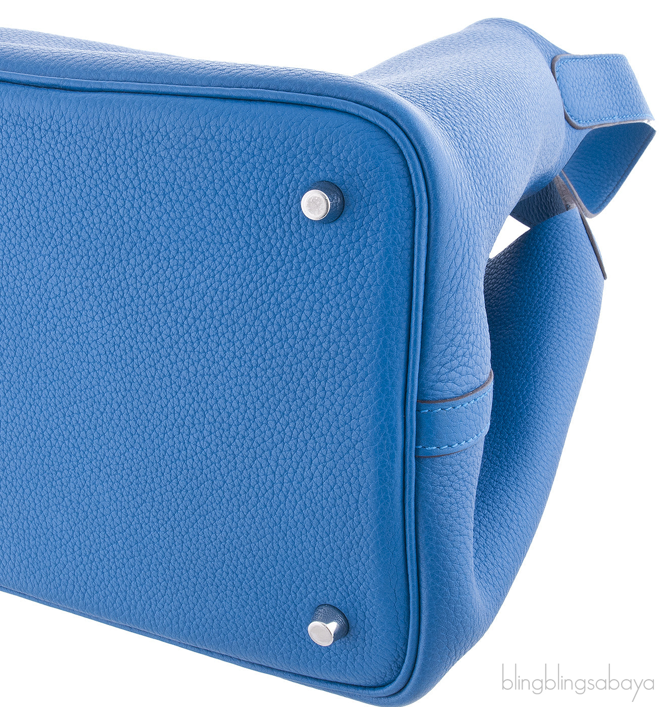 Blue Picotin Lock Togo PHW*