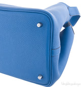 Blue Picotin Lock Togo PHW*