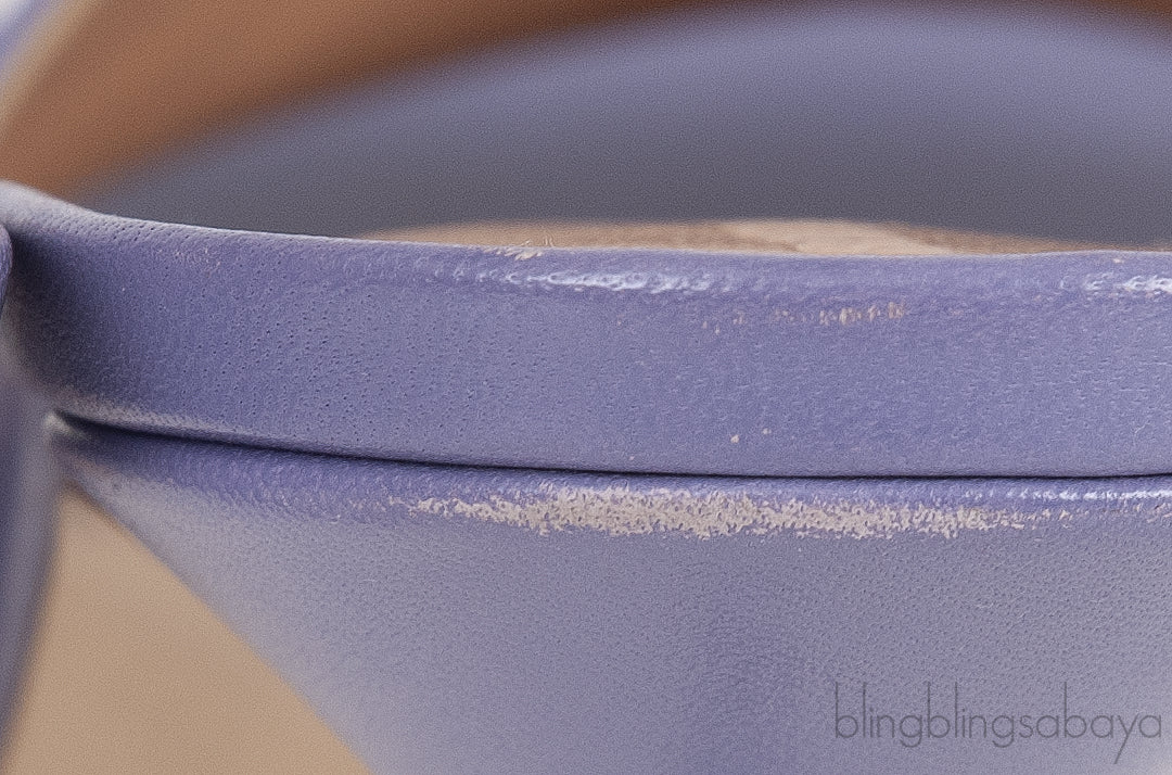 Lilac Stretch Leather Sandals