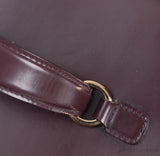 Plum Vanity Leather Bag