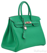 Birkin 35 Menthe Green Togo