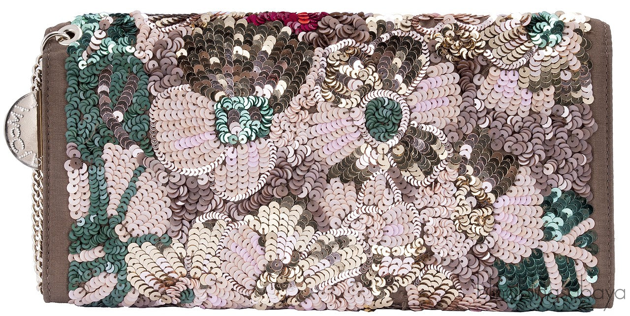 Embroidered Sequin CLutch