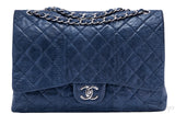 XL Jumbo CC Lizard Flap Bag
