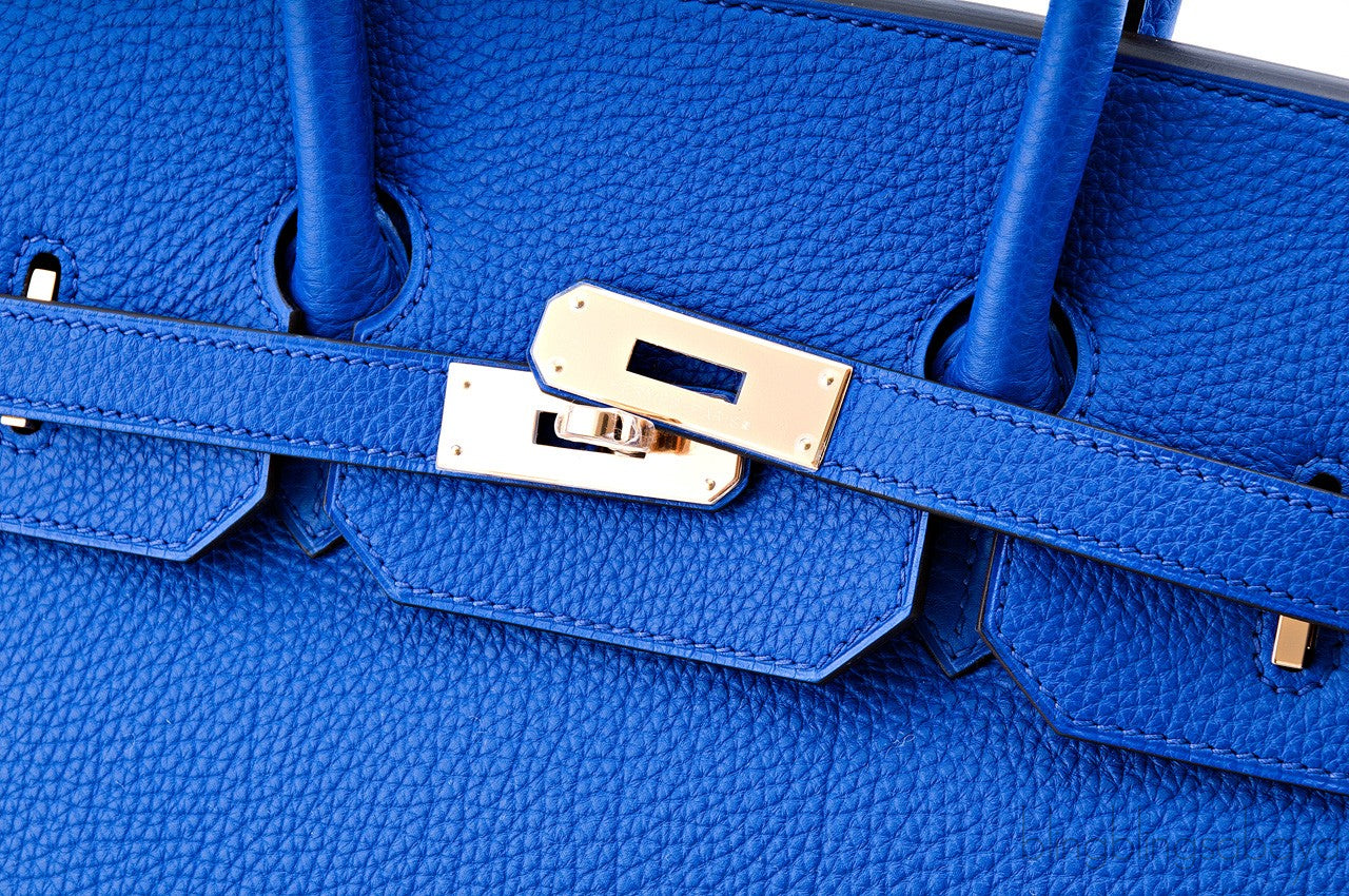 Birkin 35 Blue Electric Togo