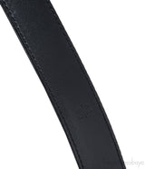 Black Saffiano Jeweled Belt