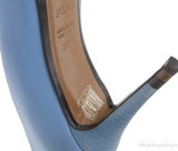 Blue Grey Pointed Heels