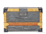 Louis Vuitton Grey Printed Petite Malle GHW