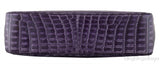 Purple Crocodile Handbag