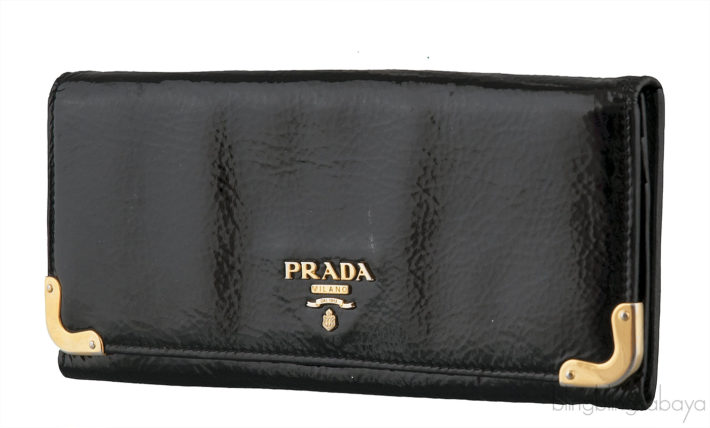 Black Patent Wallet