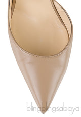 Nude Pointed Toe Heels