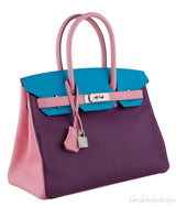 Birkin 30 Tri-color Chevre Mysore