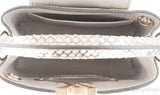 Capucines Gold Python Mini