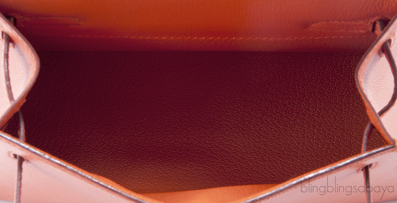 Mini Kelly Sellier Orange Swift