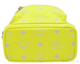 Neon Green Printed Mini Backpack