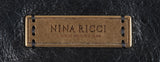 Nina Ricci Black Pleated Trim Clutch
