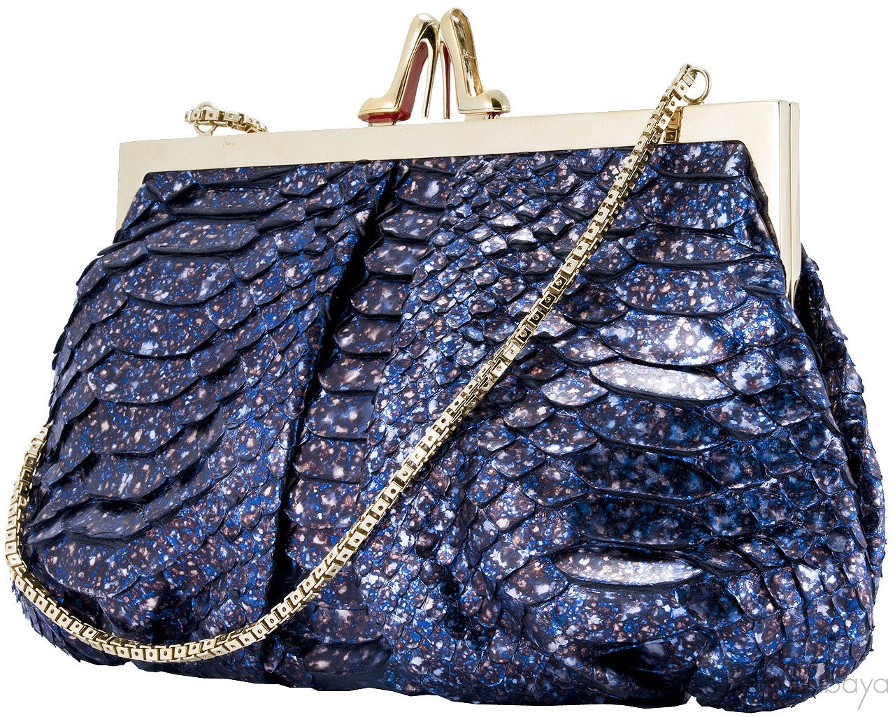 Python Loubi Clutch Bag