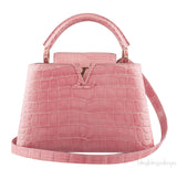 Capucines Vieux Rose Crocodile BB