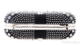 Skull Embellished Studded Box Clutch