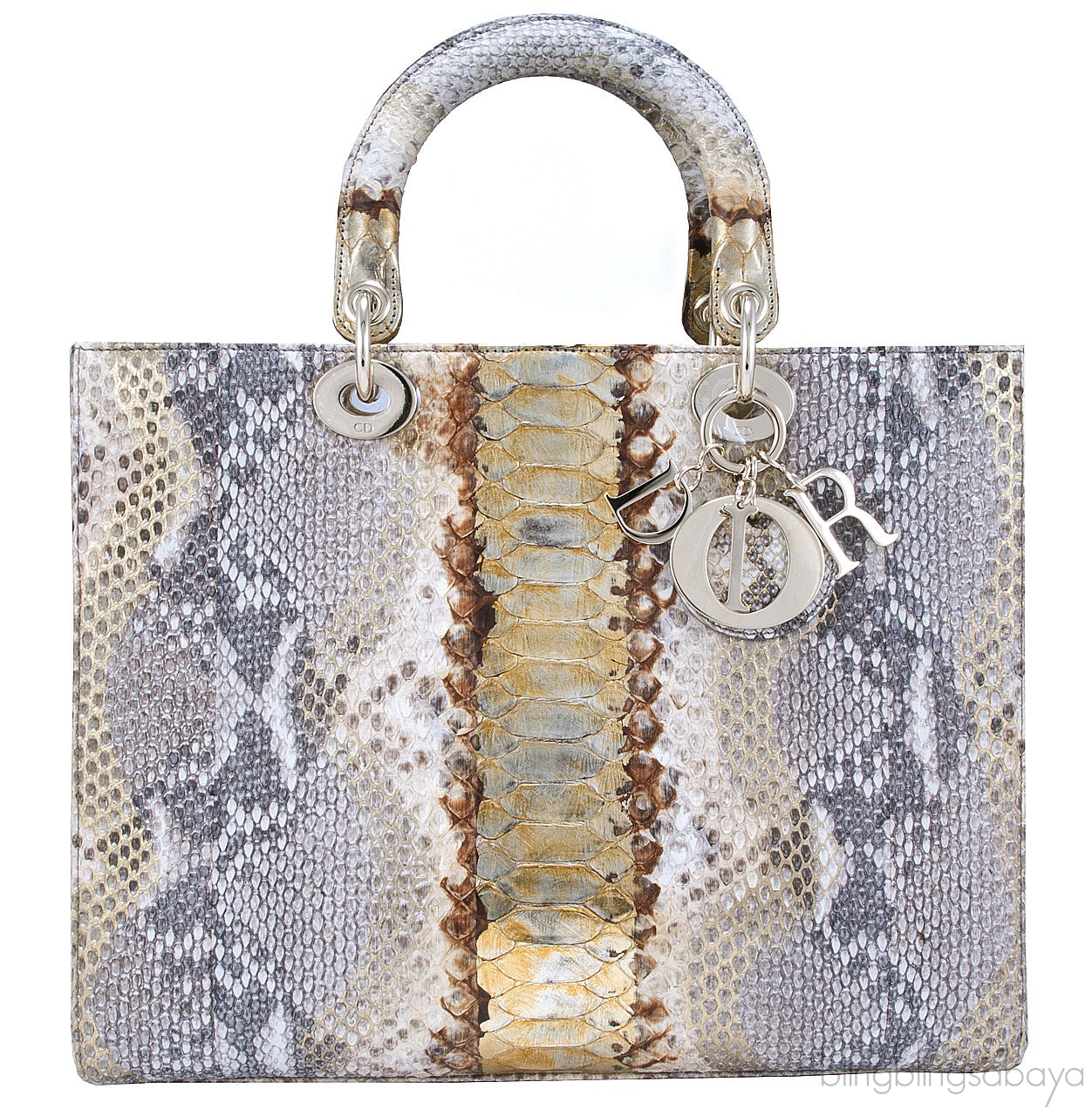 Lady Dior Royal Python Beige & Gold