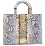 Lady Dior Royal Python Beige & Gold