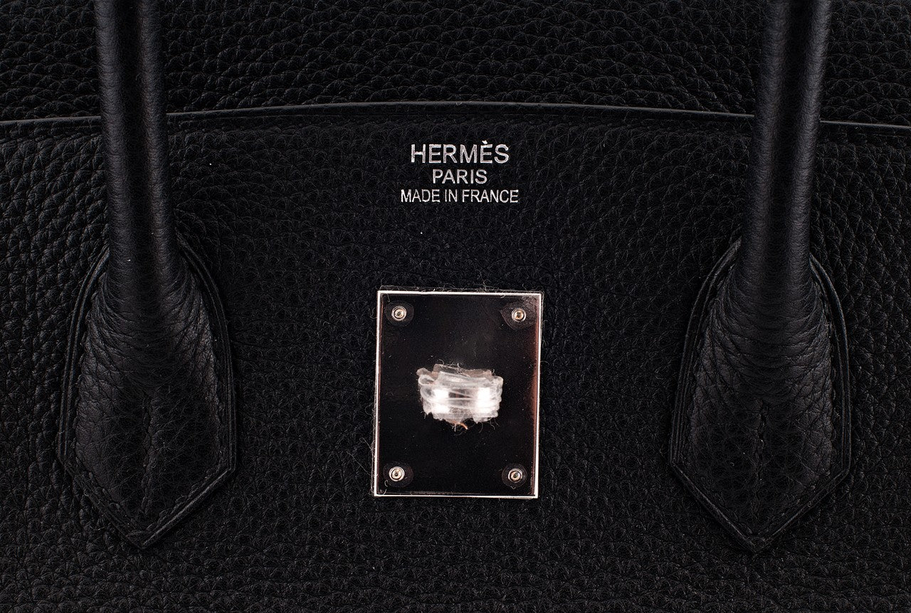 Birkin 35 Black Taurillon Clem