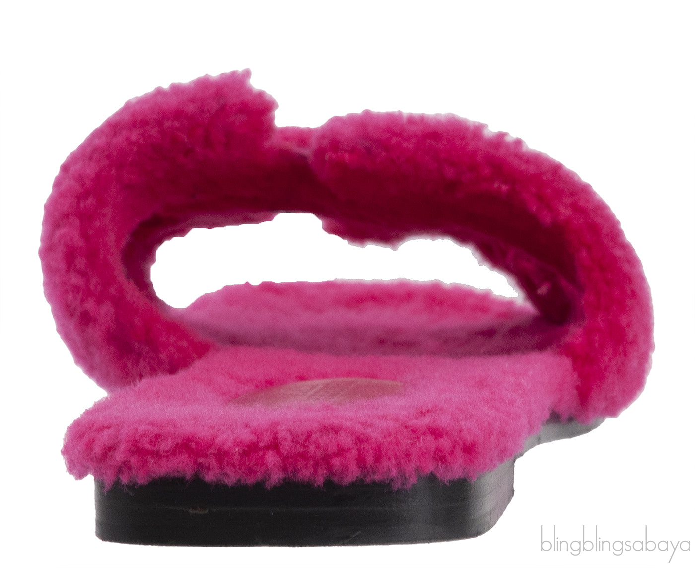 Fuchsia Oran Teddy Bear Sandals