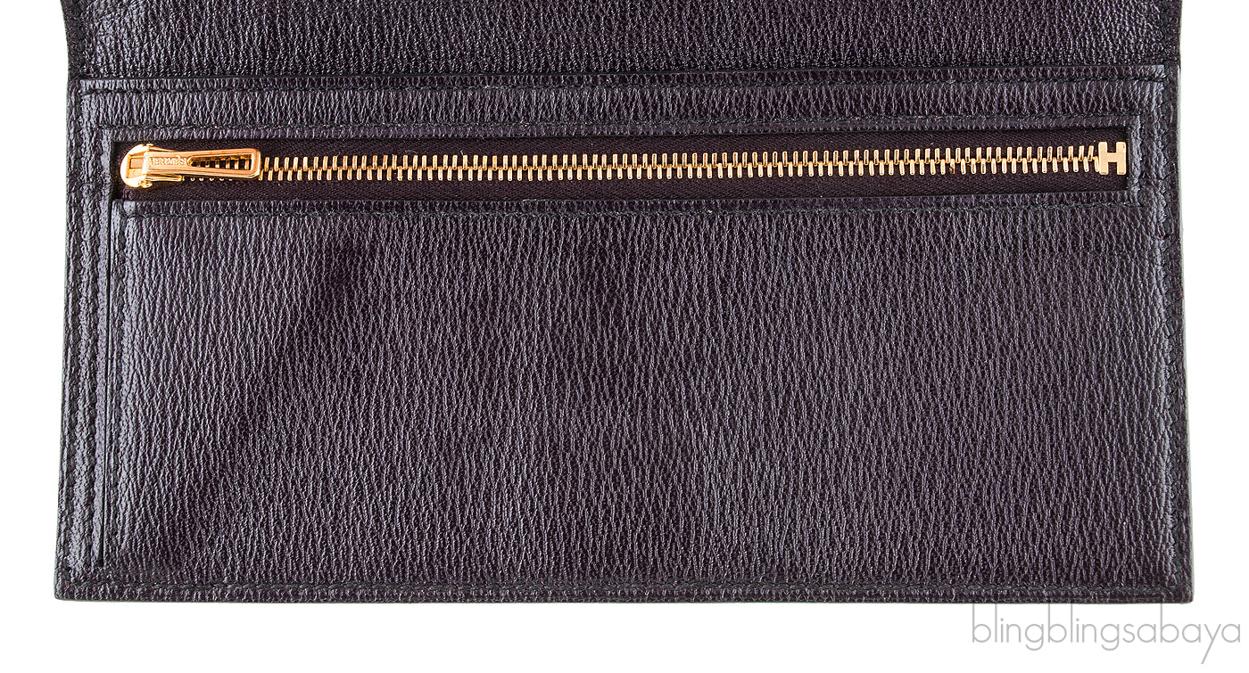 Bearn Amethyst Crocodile Wallet