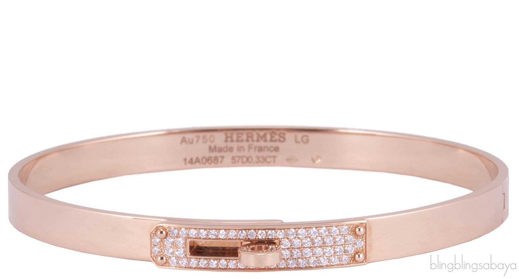 Rose Gold Kelly Diamond LG Bracelet