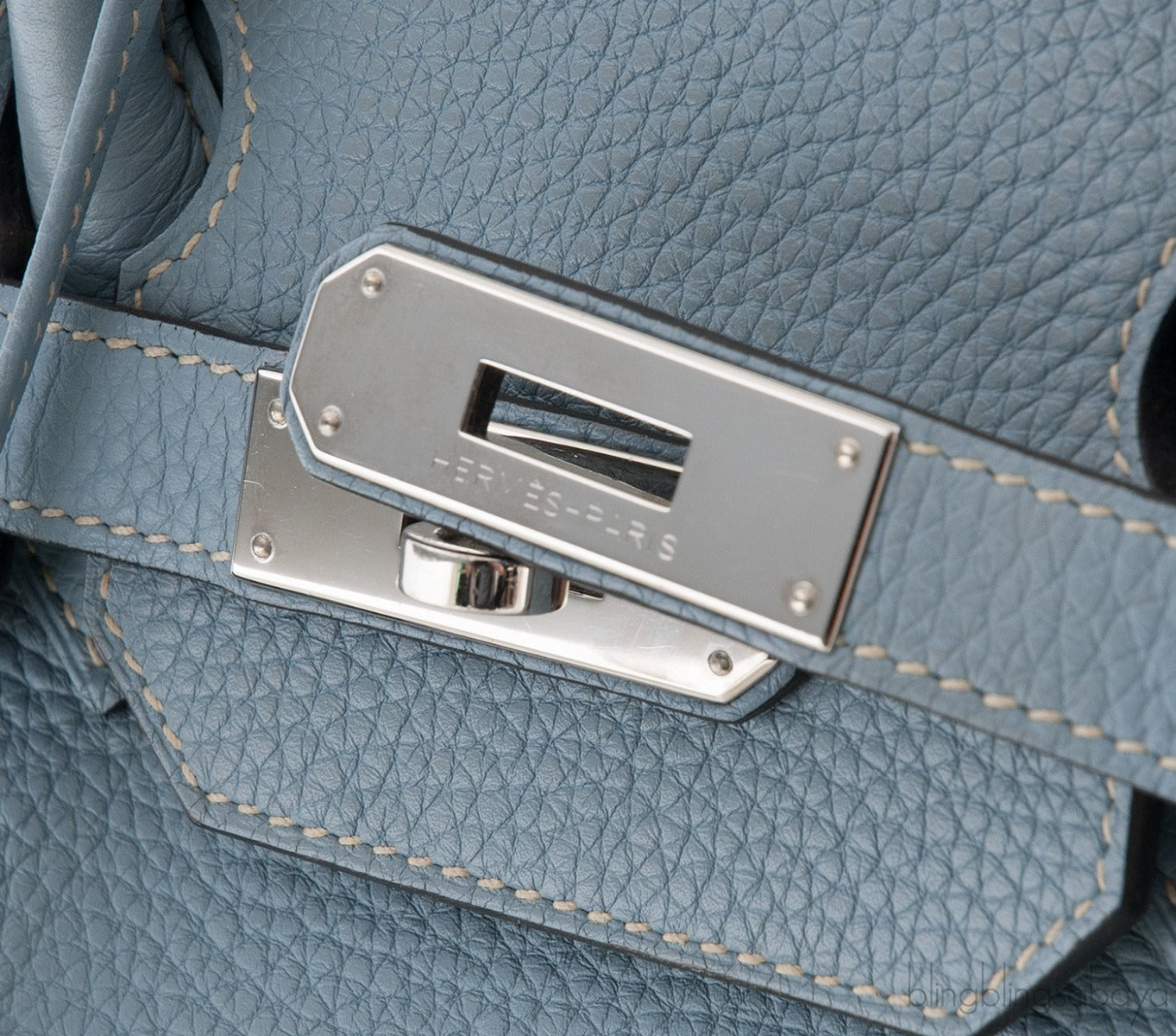 Birkin 35 Blue Lin Togo PHW