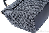 Miss Sicily Metallic Crochet Flap Bag