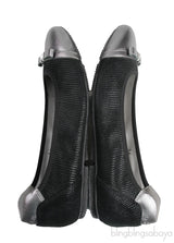 Silver Cap Toe Ballet Flat