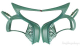 Yves Saint Laurent Green Strappy Slingback Sandals