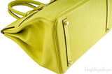 Birkin 35 Lime Swift