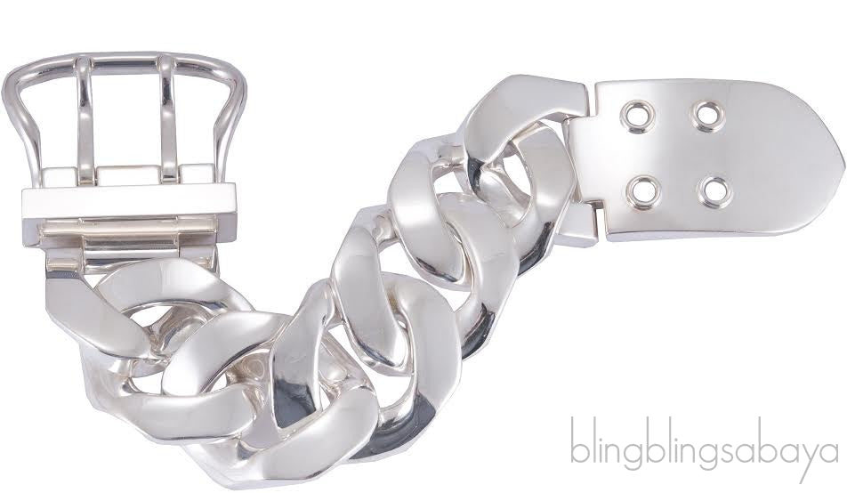 Boucle Sellier Silver Chain Bracelet