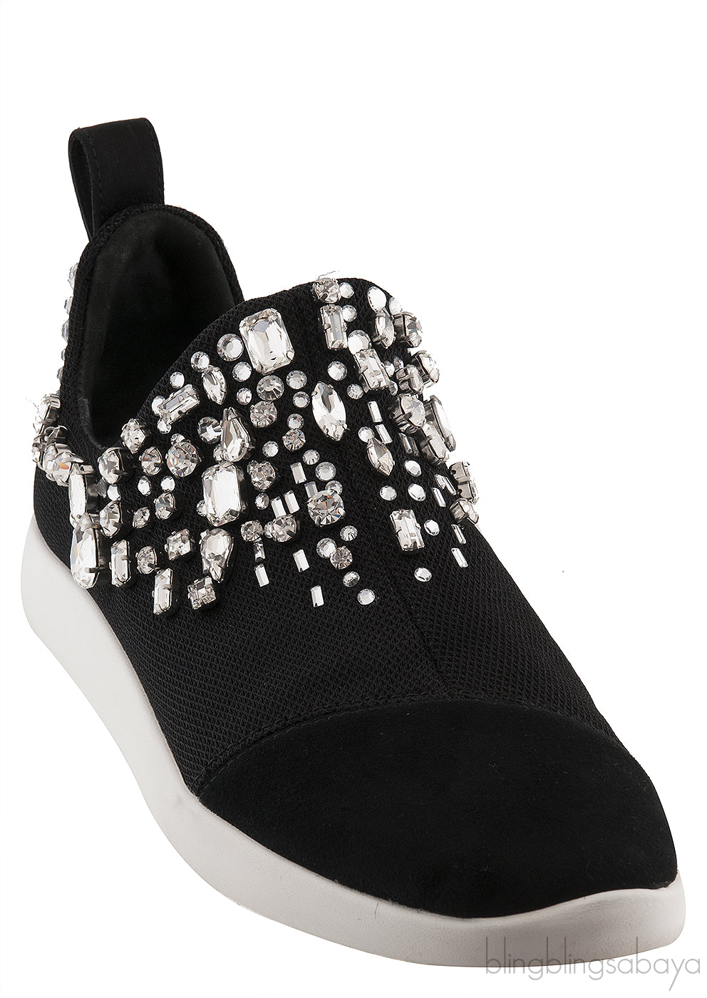 Gemma Crystal Black Sneaker