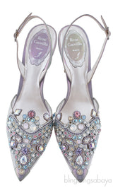 Veneziana Strass PVC Slingback