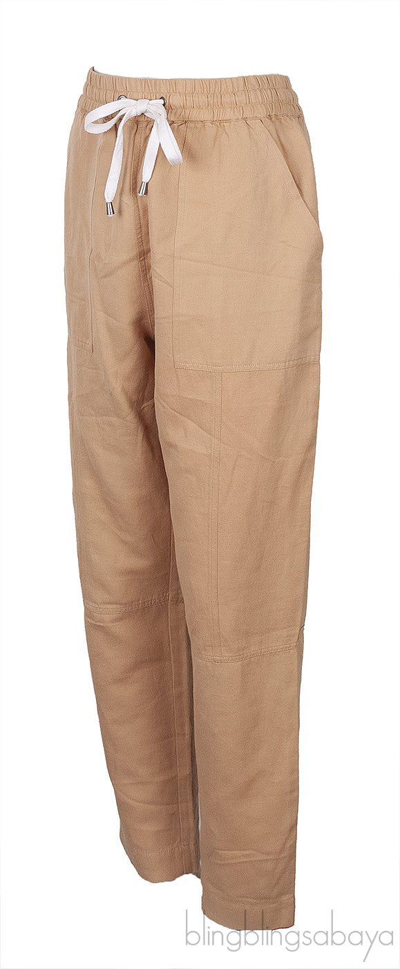 Linen and Cotton Brown Trouser