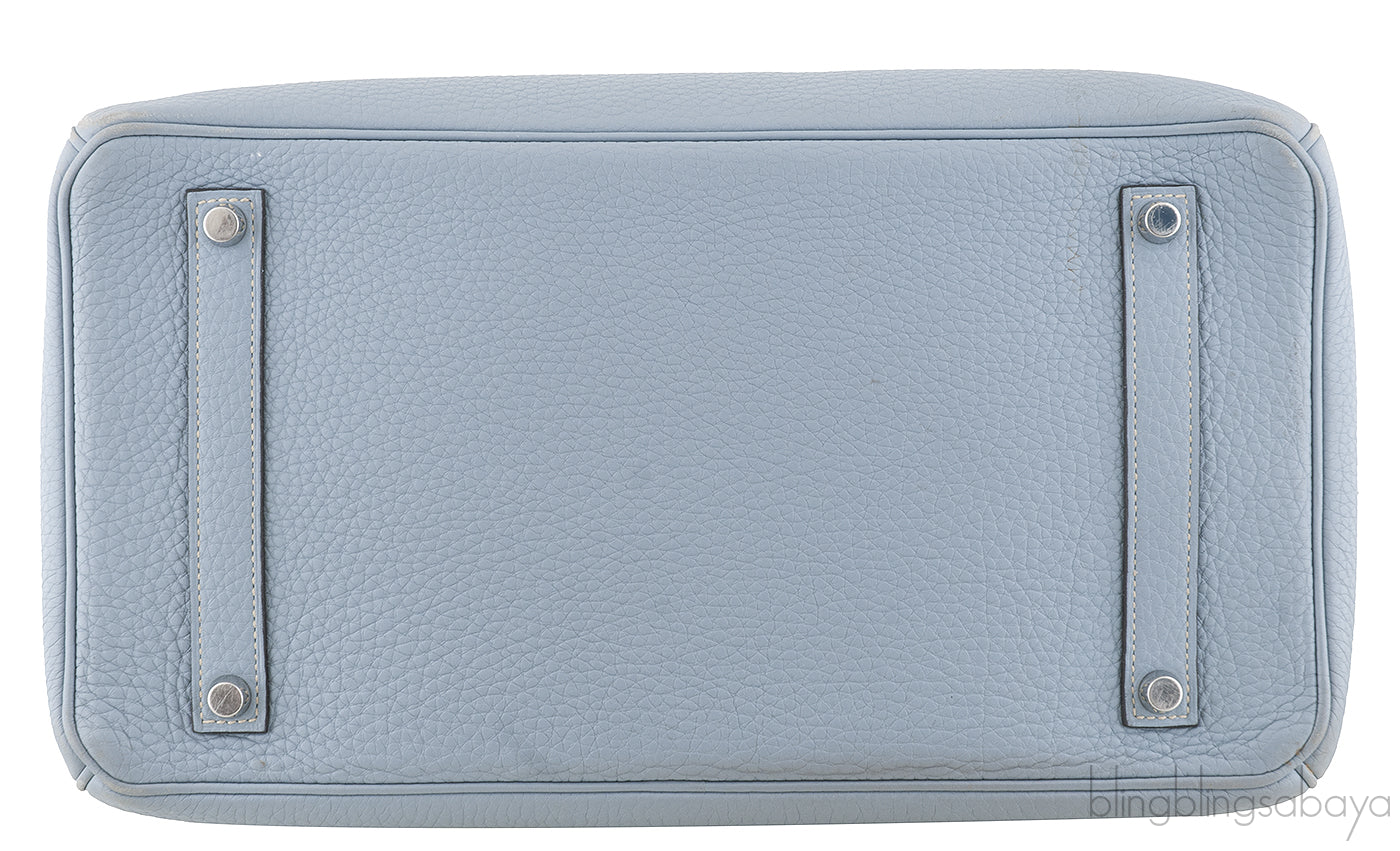 Birkin 35 Blue Lin Togo PHW