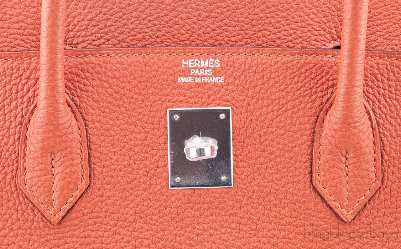 Birkin 40 Orange Togo