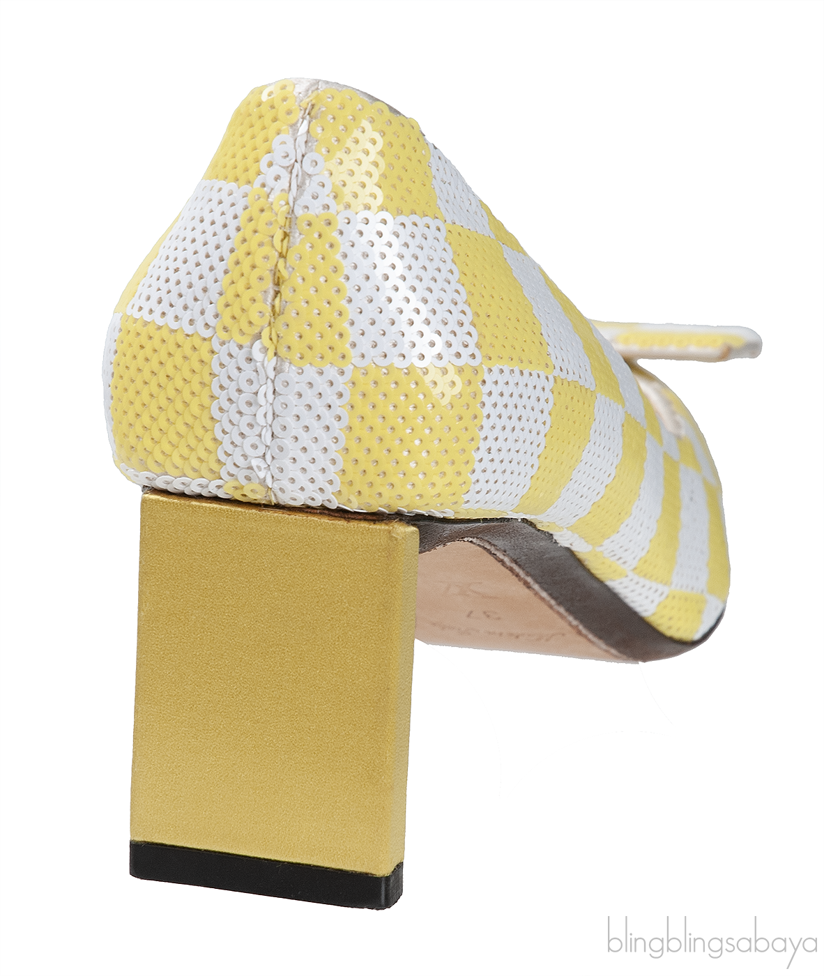 Louis Vuitton Bi-color Sequin Magic Square Satin Pump