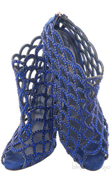 Blue Crystal Mermaid Boots