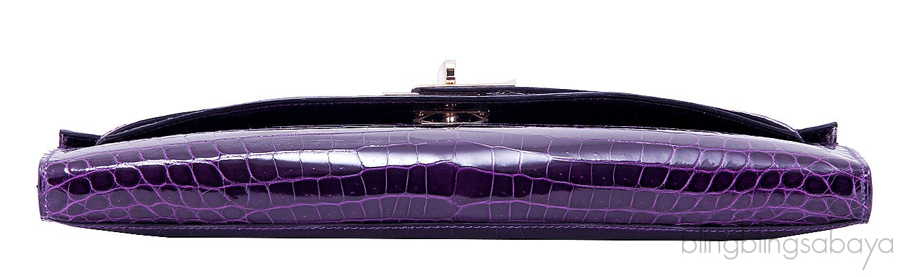 Kelly Cut Niloticus Crocodile Amethyst