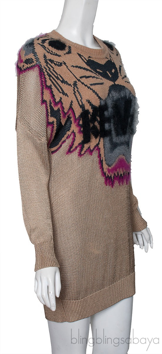Brown Knitted Sweatshirt
