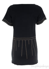 Double Heart Black Dress