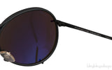P8478 Aviator Black Sunglasses