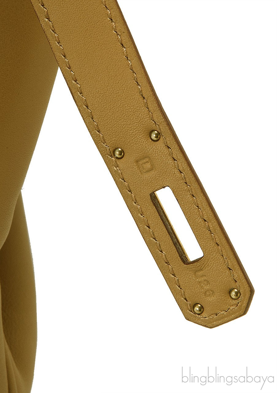 Birkin 35 Camel Swift GHW