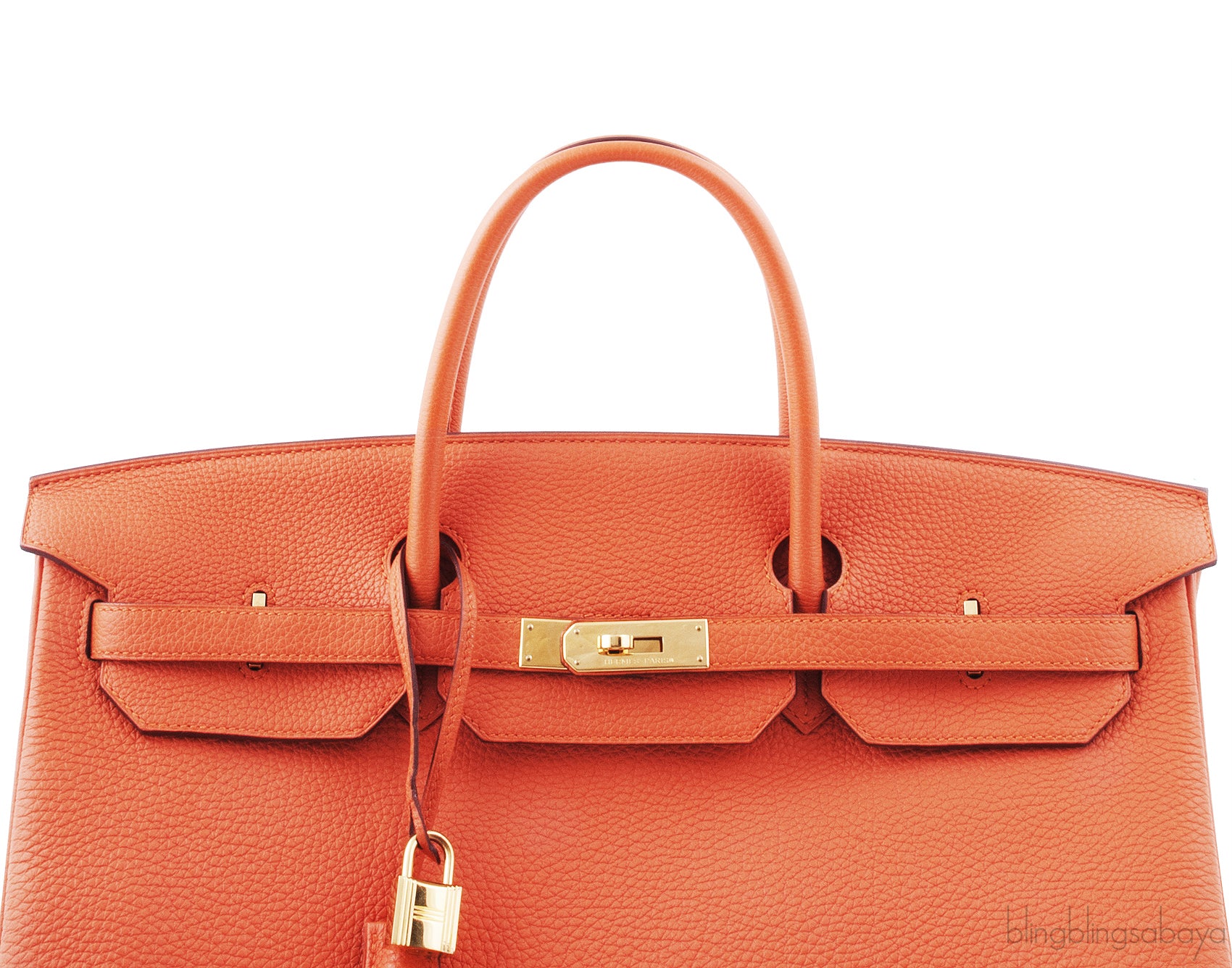 Birkin 40 Orange Togo  GHW