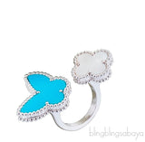 Lucky Alhambra Turquoise Ring
